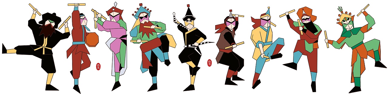 原创潮汕英歌舞~IP形象设计