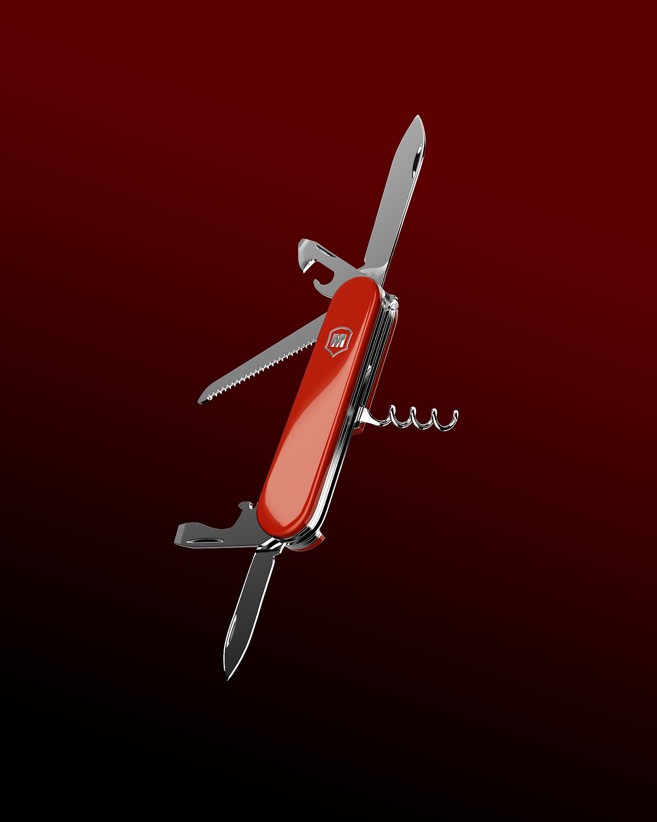 多功能刀 瑞士军刀 暗色调渲染（图ZMzQzMTQ3ODY4） - 产品 - 站酷设计师MZADesign原创素材 - 站酷ZCOOL