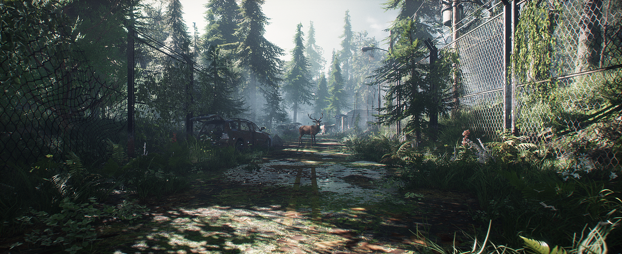 UE5场景《荒途鹿影》