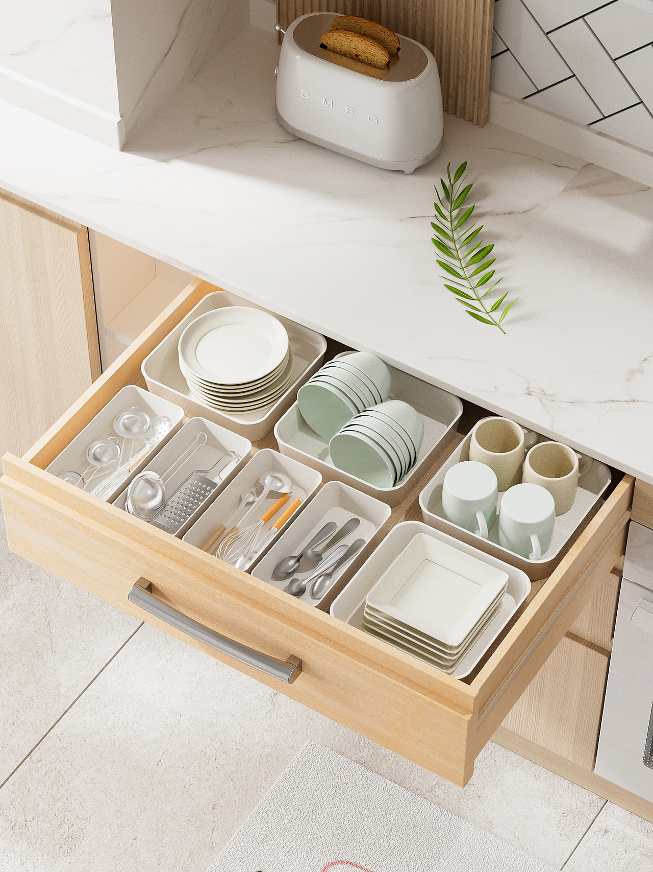 家居收纳商业渲染作品