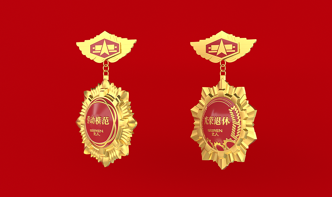 奖章建模渲染练习（图ZMzQ2NjAwOTM2） - 产品 - 站酷设计师猫咪妮妮原创素材 - 站酷ZCOOL