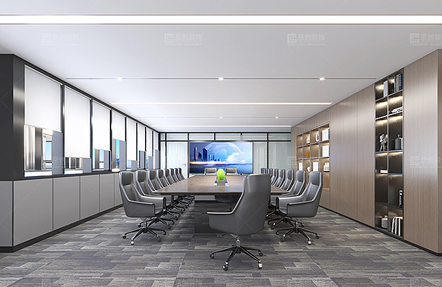 郑州现代办公空间设计作品 | 京创装饰设计（图ZMzAyNzA4OTA0） - 商业空间设计 - 站酷设计师京创商业空间设计原创素材 - 站酷ZCOOL