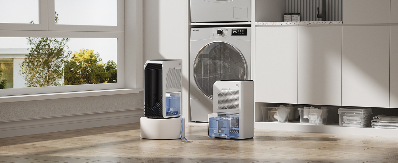 桌面除湿机室内场景渲染