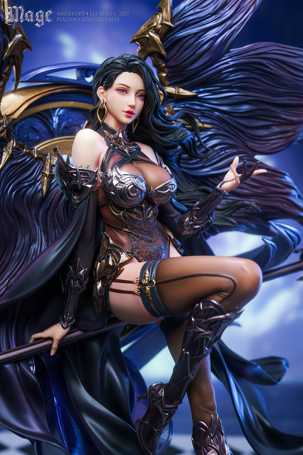 精灵系列《Mage》雕像摄影