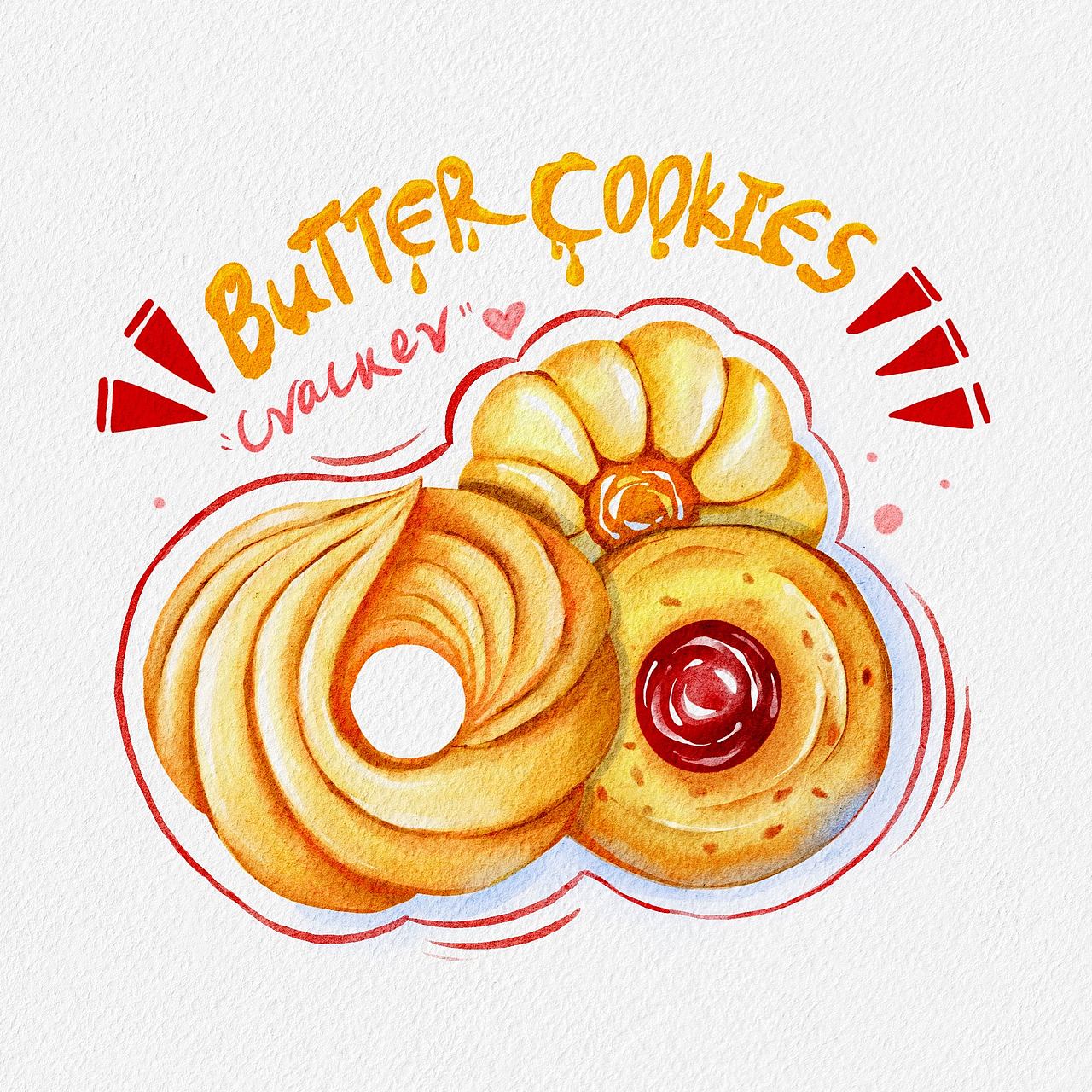 Procreate水彩小物件练习（图ZMzI5OTY2MDMy） - 儿童插画 - 站酷设计师munan_zly原创素材 - 站酷ZCOOL