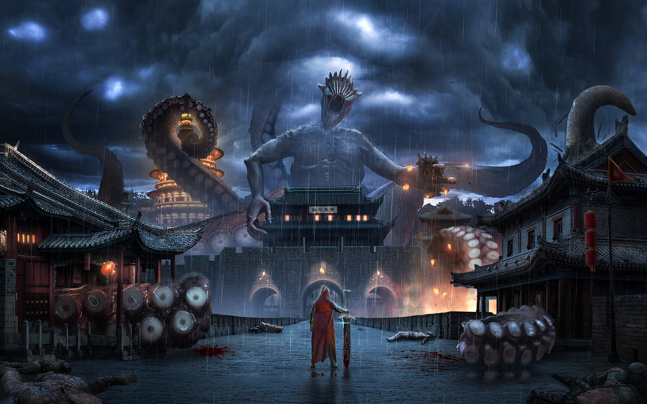 游戏场景合成练习的解析