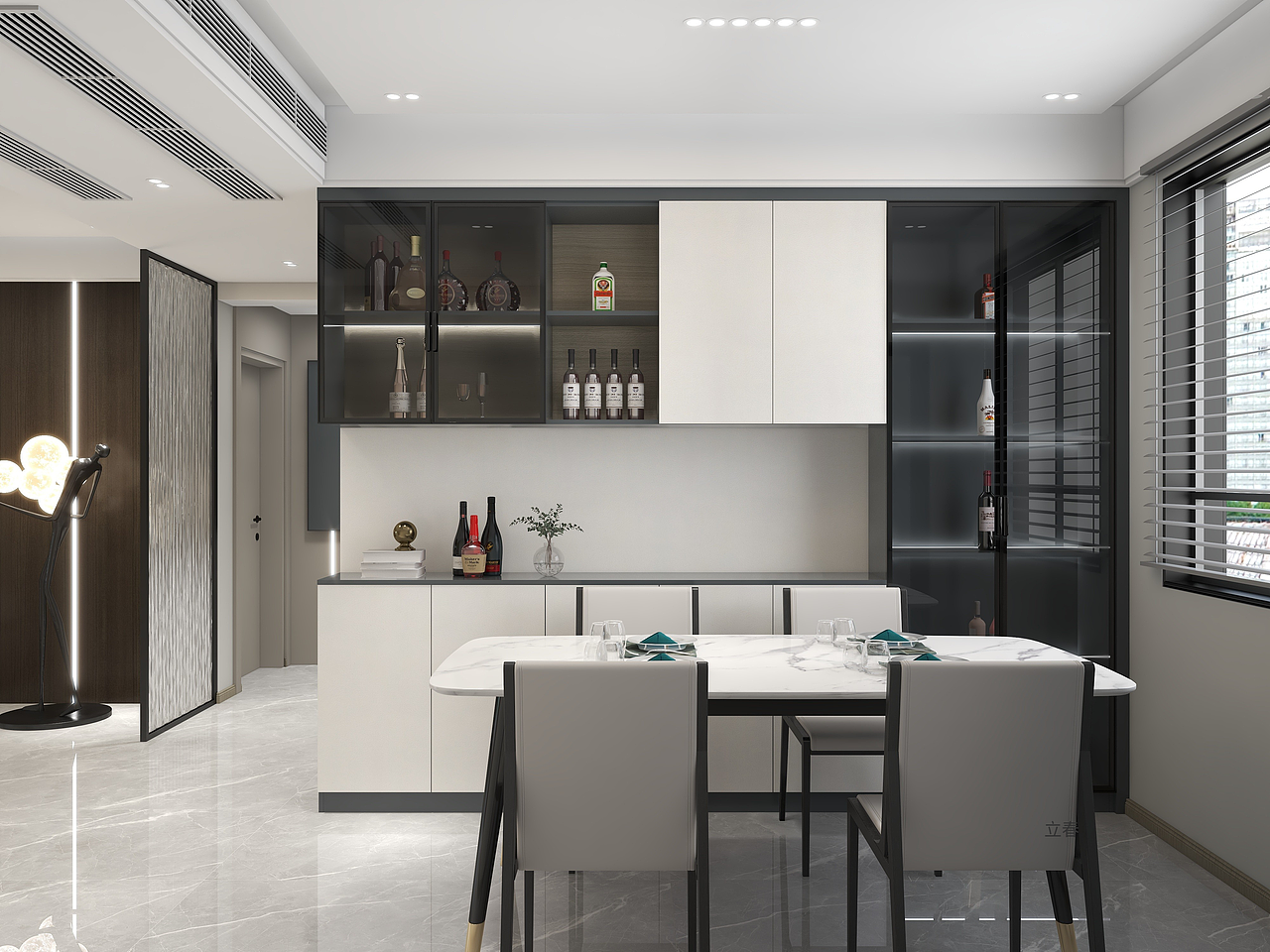 160平婚房用要时尚一些，极简风现代风（图ZMzEyMzg5NzY4） - 家装设计 - 站酷设计师spark6966原创素材 - 站酷ZCOOL