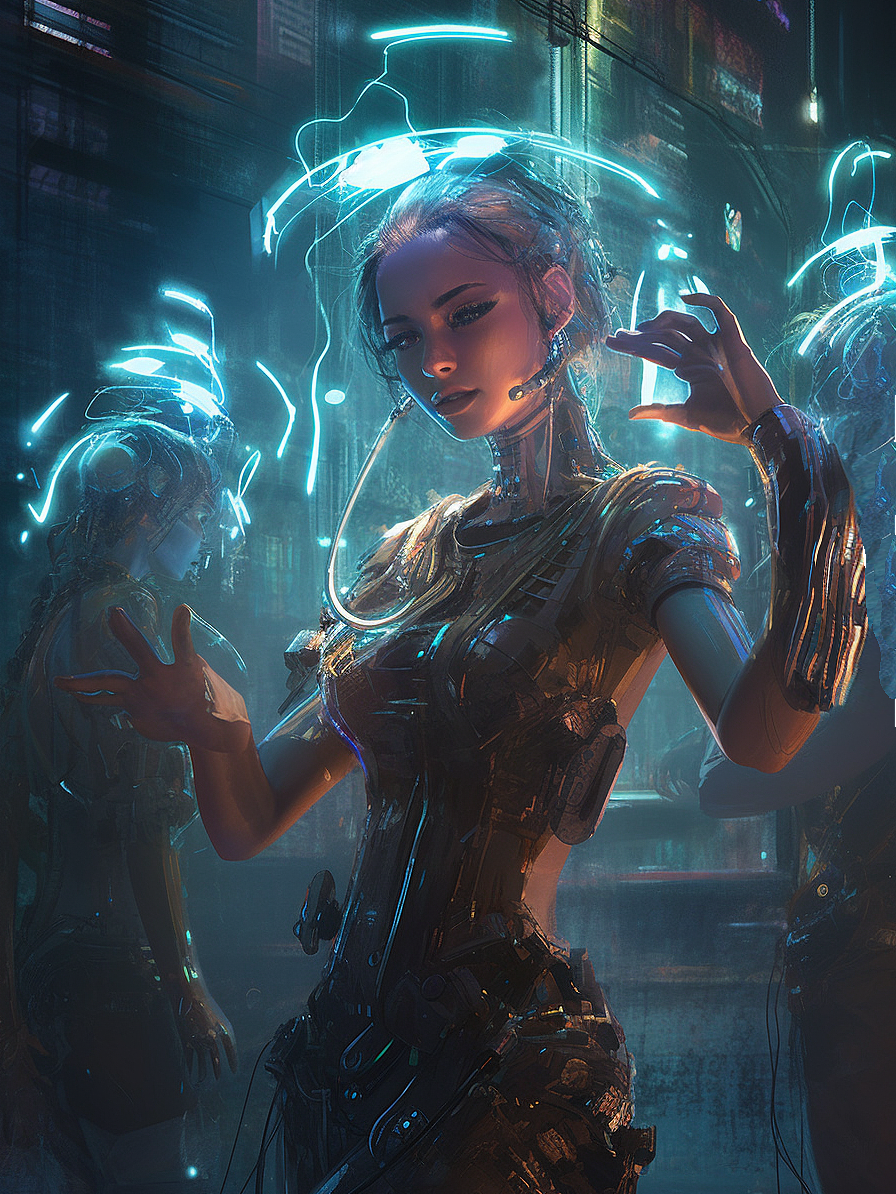 【赛博朋克】酷酷的女孩谁不爱呢？