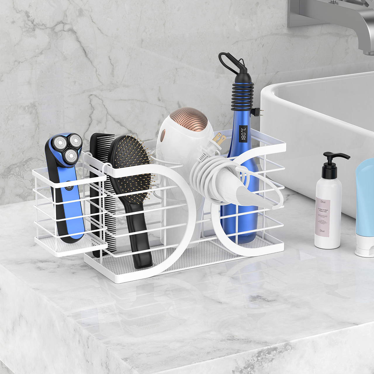 白色置物架 建模 渲染 修图