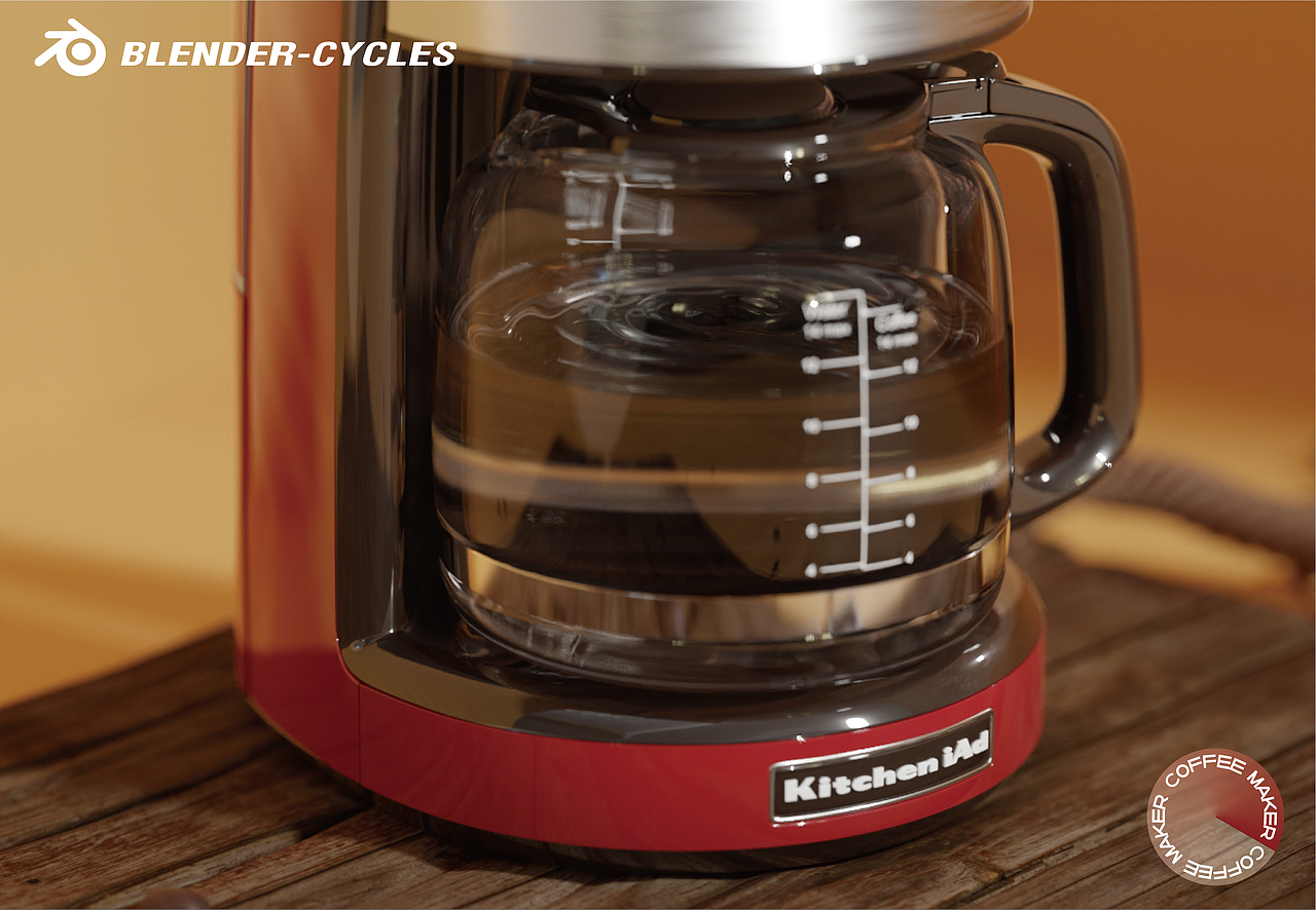 Blender cycles rendering 咖啡机静态产品渲染练习（图ZMzA5OTg3MDU2） - 产品 - 站酷设计师共产主义设计师原创素材 - 站酷ZCOOL