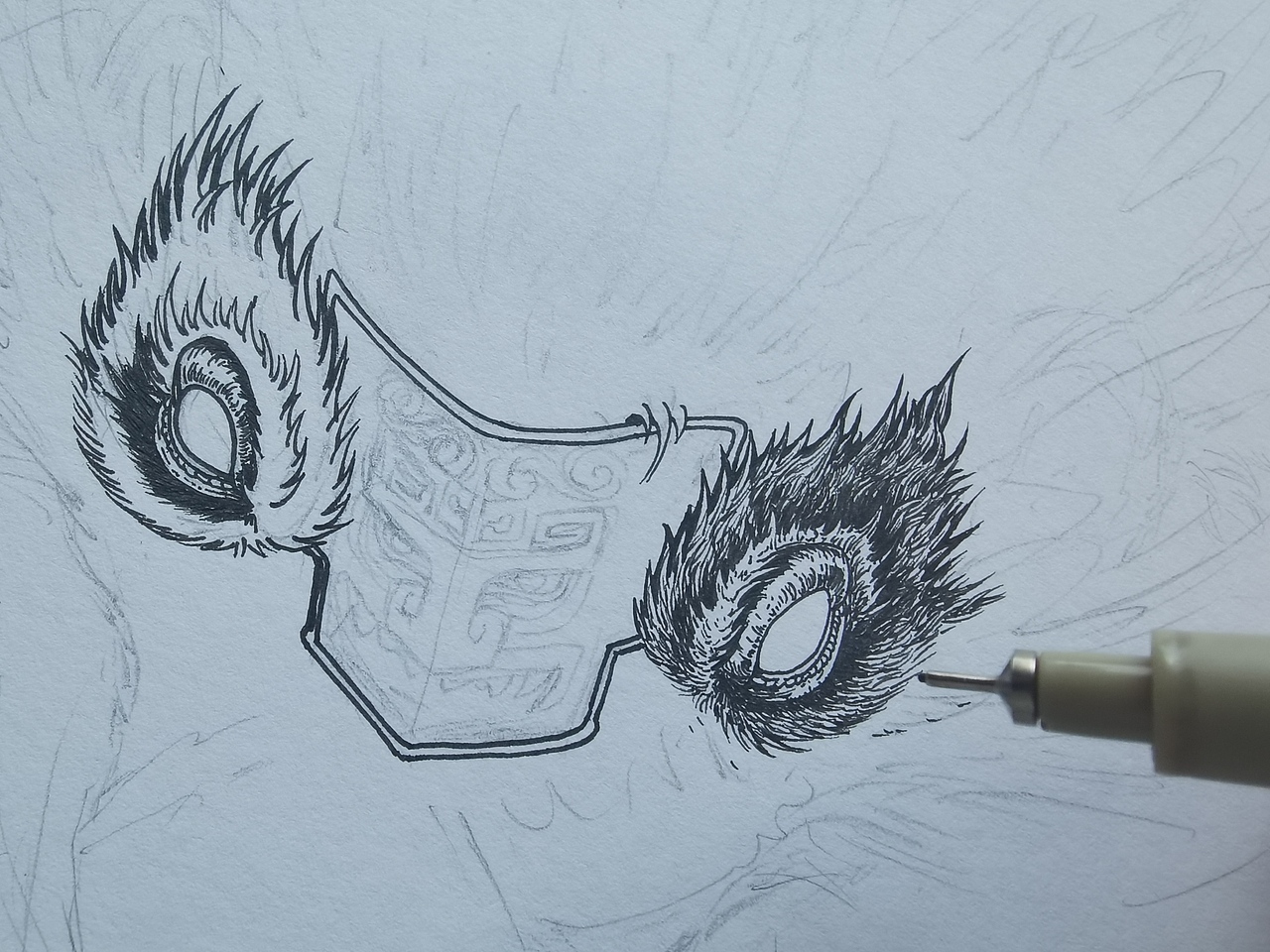 2023.11.09毣柞山海-北山经-谯明山-孟槐(特写)