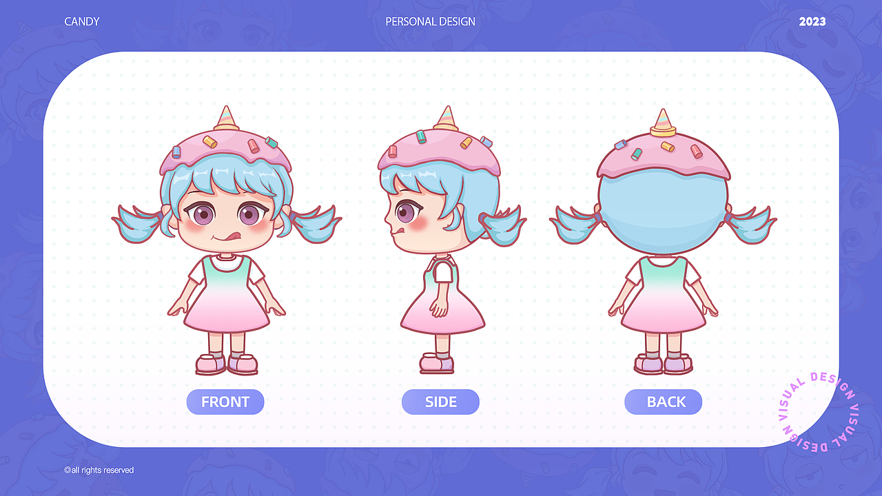 ICE DREAM-Candy｜IP形象设计（图ZMzQ5NTE5OTg4） - 商业插画 - 站酷设计师兔一禾nya原创素材 - 站酷ZCOOL