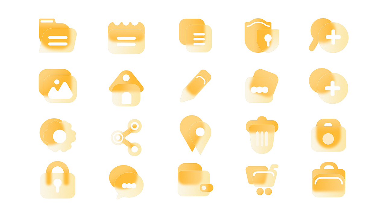 毛玻璃圖標(biāo)（圖ZMzU5MDIyODky） - 圖標(biāo) - 站酷設(shè)計師暮林風(fēng)起原創(chuàng)素材 - 站酷ZCOOL