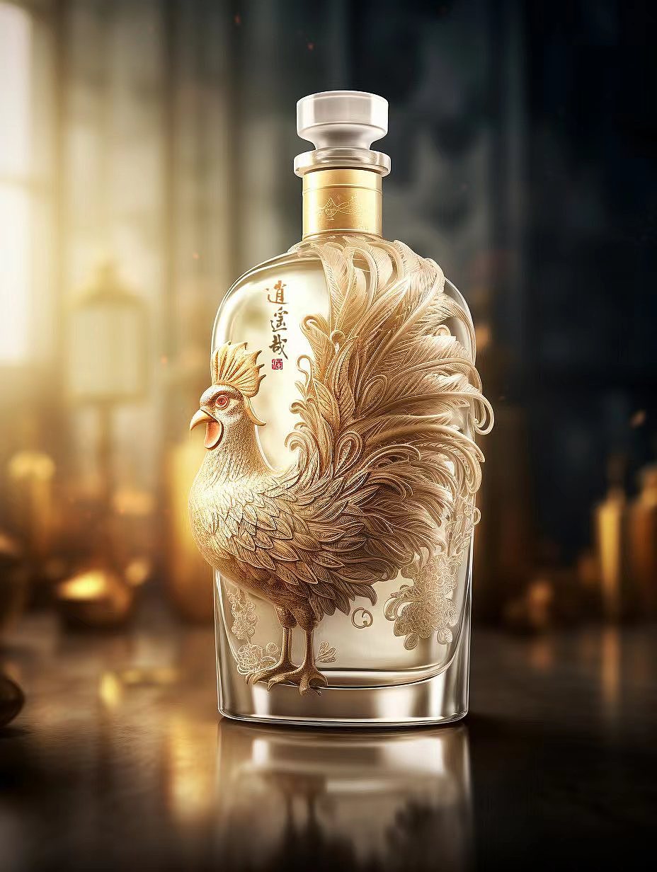 十二生肖白酒包装设计-鸡（图ZMzQwMDcyNTE2） - 包装 - 站酷设计师真象哥原创素材 - 站酷ZCOOL