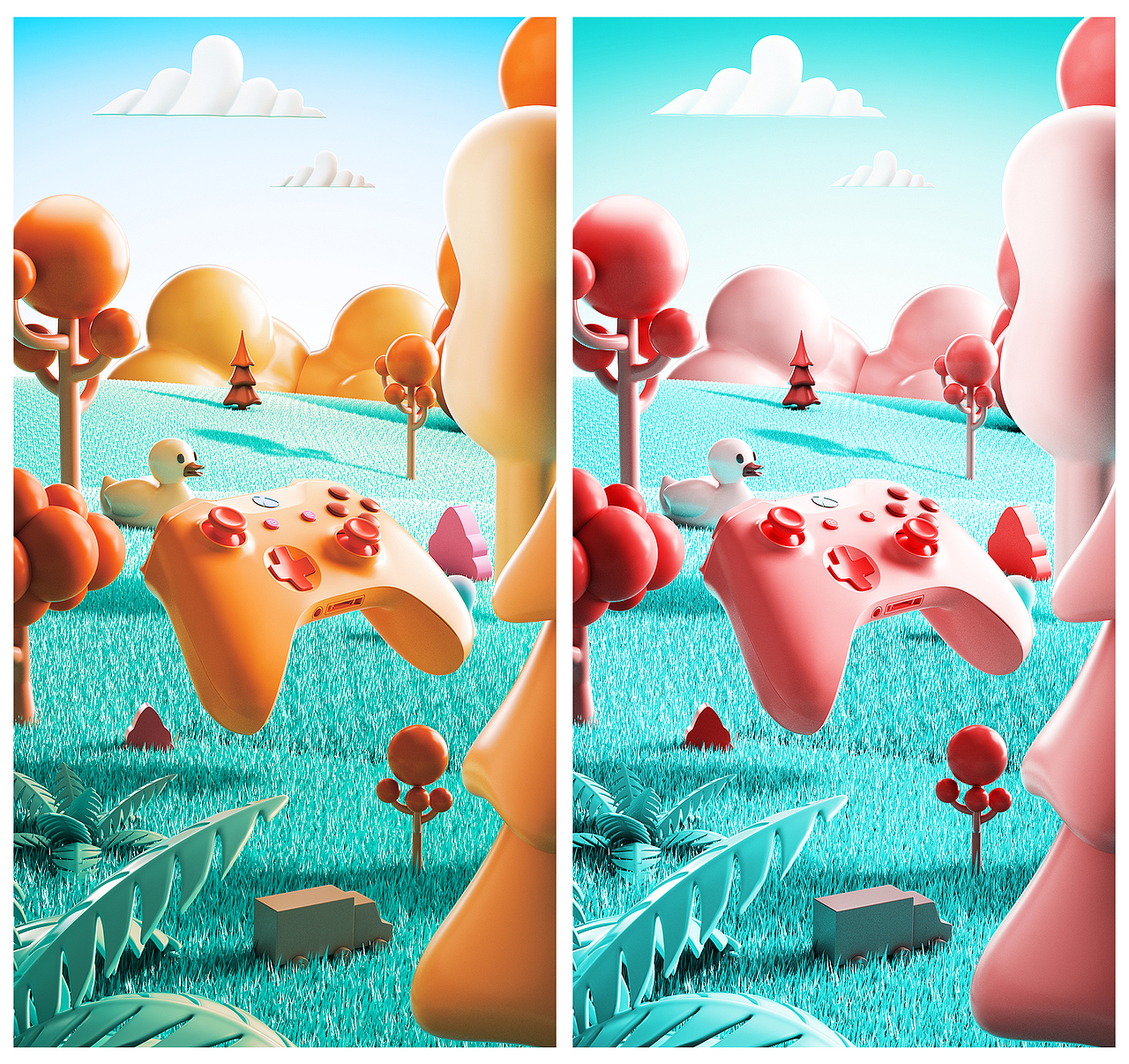 卡通渲染（图ZMzA0MjY5NDgw） - 场景 - 站酷设计师Huzq原创素材 - 站酷ZCOOL