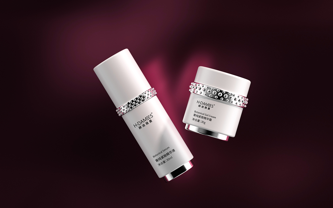 赫迪雅曼-植萃菁純緊致套盒設(shè)計(jì)（圖ZMzI1NTM3Mjc2） - 包裝 - 站酷設(shè)計(jì)師野區(qū)喝酒原創(chuàng)素材 - 站酷ZCOOL