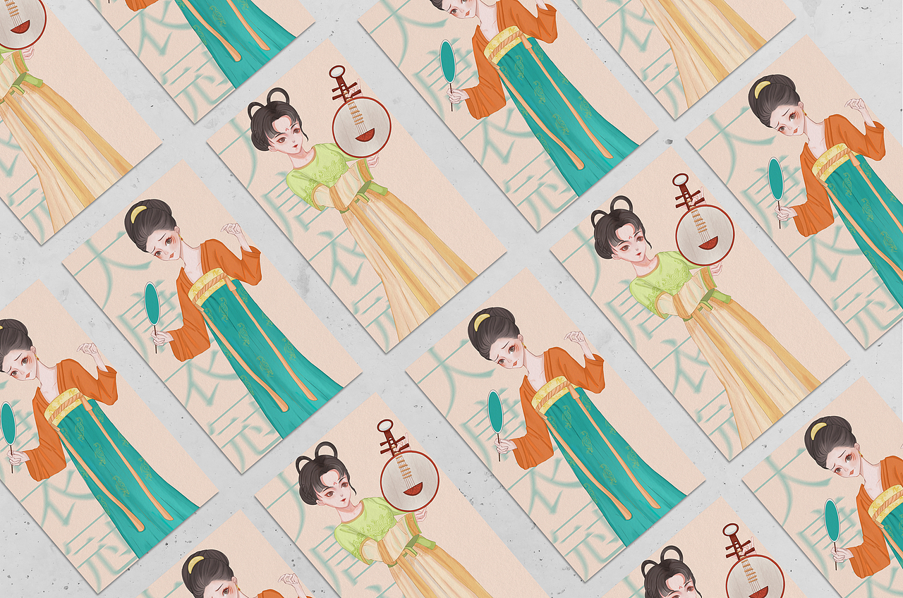 【大唐衣冠人物形象设计】（图ZMjk2MTc4ODYw） - IP形象 - 站酷设计师月若原创素材 - 站酷ZCOOL