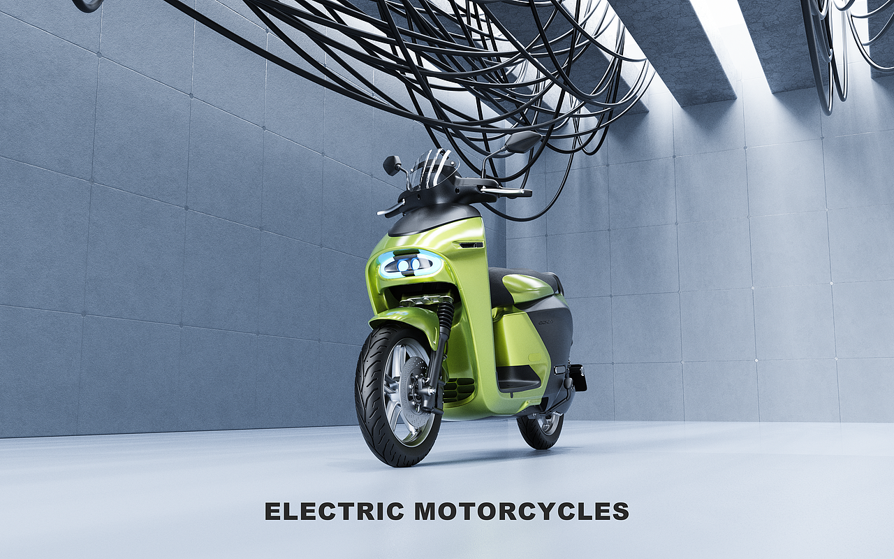 随便渲渲之电动摩托车