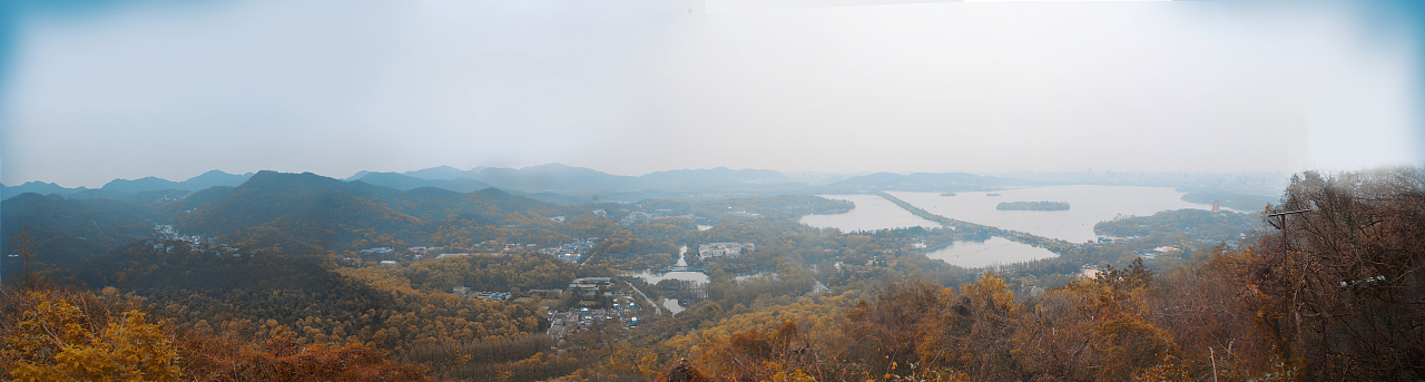九耀山看杭州全景（图ZMzA5MTU3NTQw） - 风光摄影 - 站酷设计师木易十三香原创素材 - 站酷ZCOOL