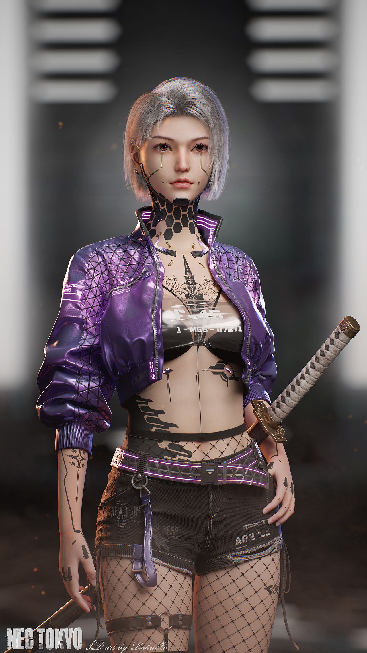 Akiko "Blade" Nakamura（图ZMzU0MTEyNTQ4） - 人物/生物 - 站酷设计师徐林海原创素材 - 站酷ZCOOL