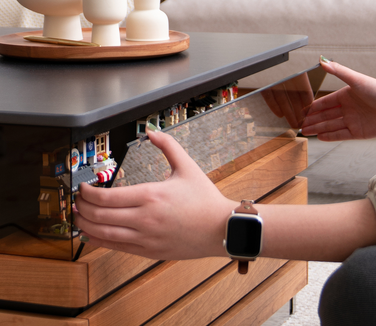 星环茶几丨实木家具产品设计（图ZMzQzOTYwNDM2） - 生活用品 - 站酷设计师小康的锅原创素材 - 站酷ZCOOL