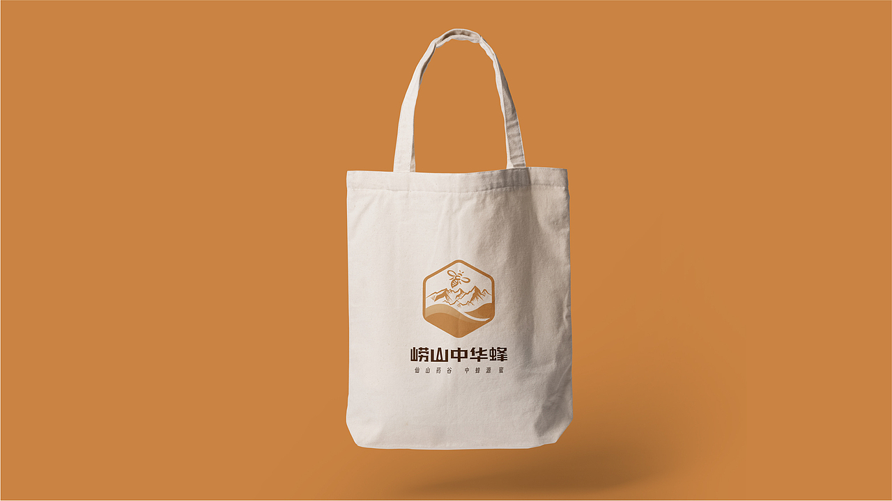 中华蜂蜂蜜标志设计