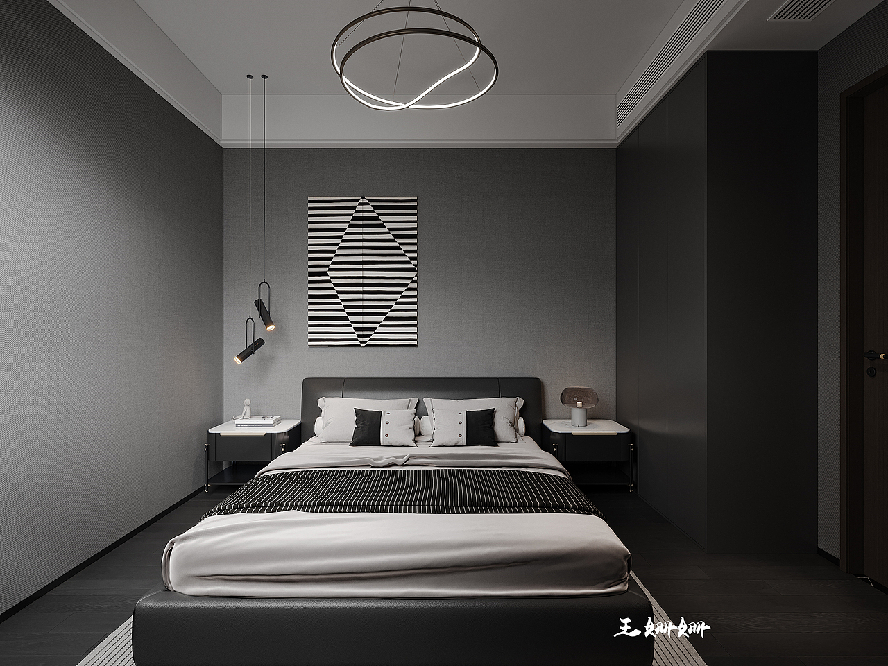 霸总高级黑，酷感十足的理性住所