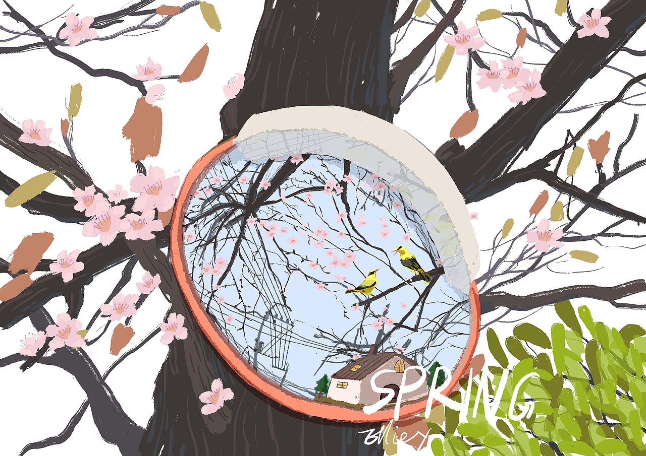 反光镜下的四季（图ZMzAwNzY2NTY4） - 创作习作 - 站酷设计师Z86512767原创素材 - 站酷ZCOOL