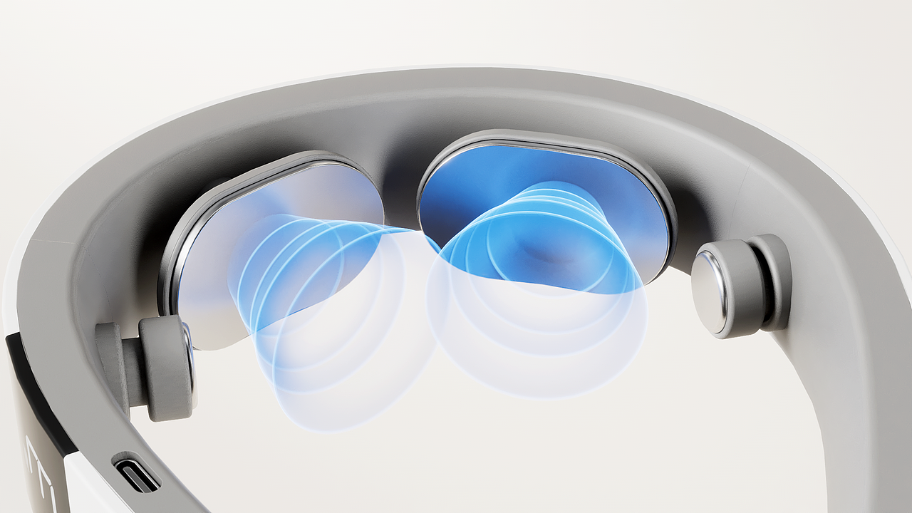 跨境电商产品动画视频 颈部按摩仪3D产品动画