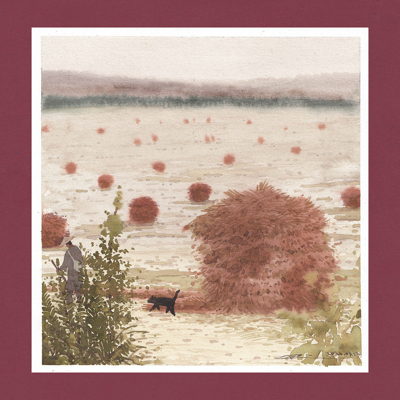 我的第56-58本画本-一人一狗的生活游记