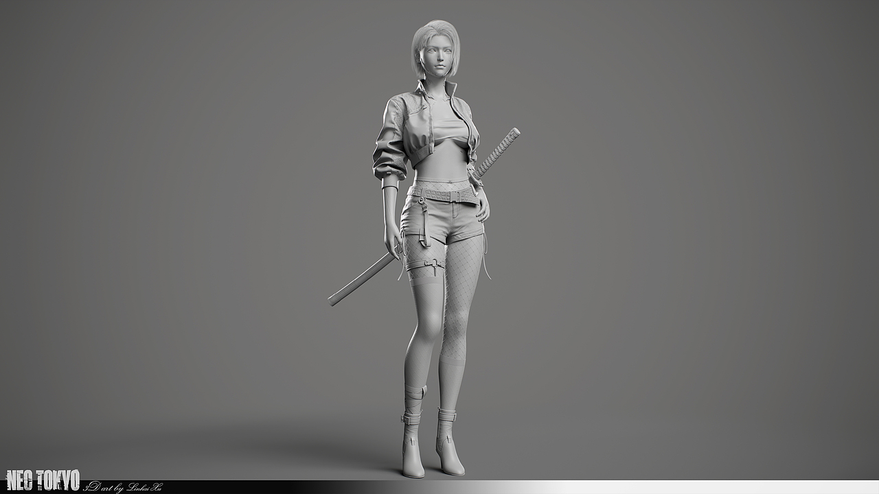 Akiko "Blade" Nakamura（图ZMzU0MTEyNTgw） - 人物/生物 - 站酷设计师徐林海原创素材 - 站酷ZCOOL