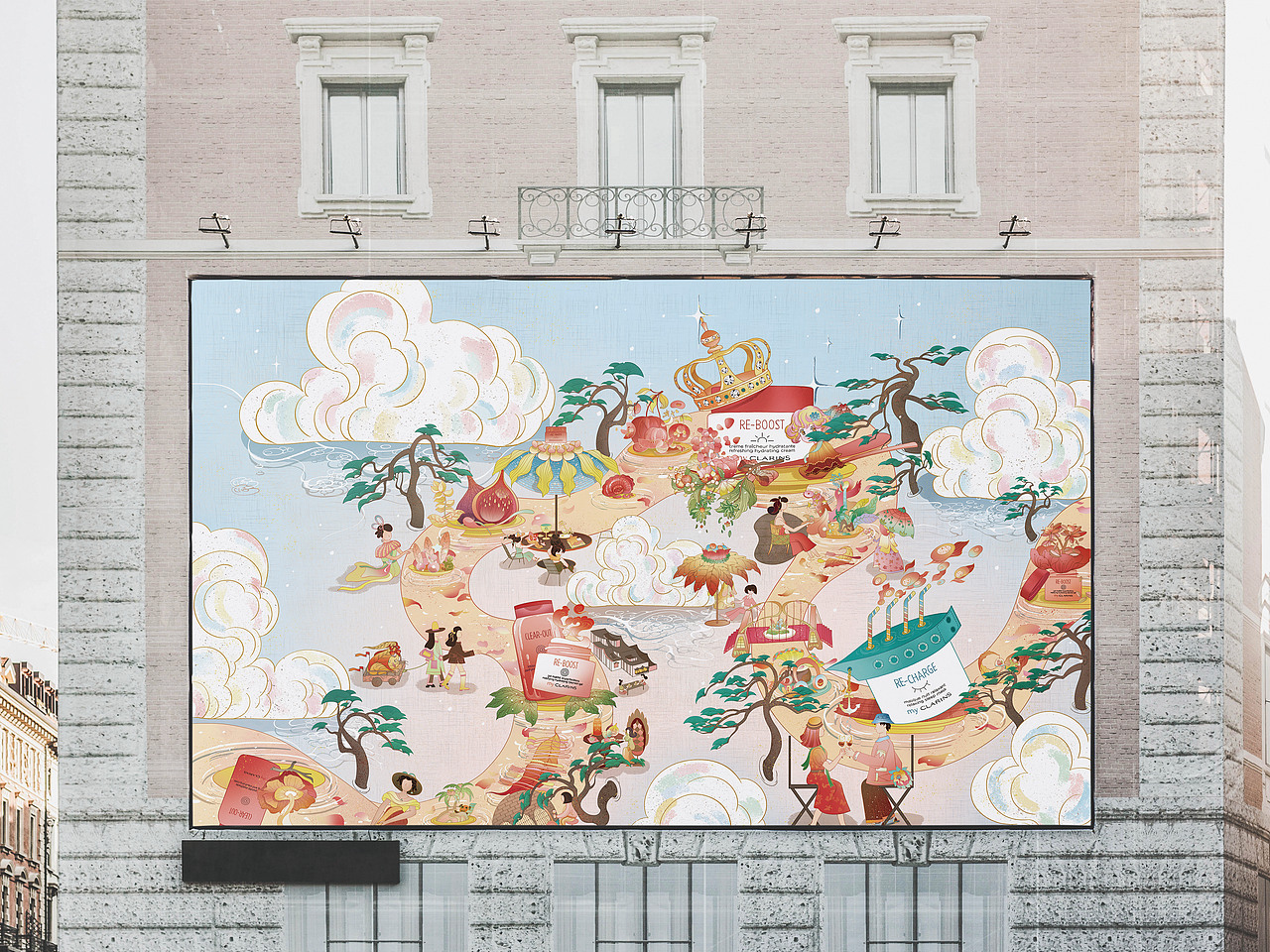 my CLARINS「好食肌长绽放」曲水流觞——灵动的健康