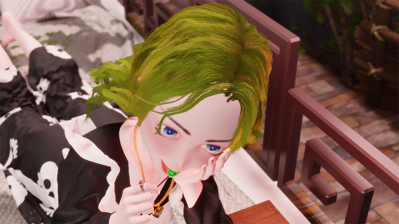 【blender】悠闲的时光