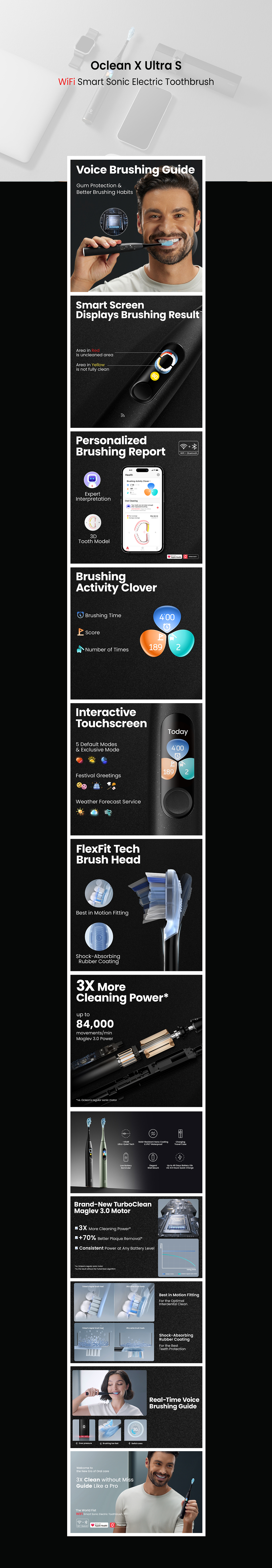 AMAZON 亚马逊作品/电动牙刷主图高级A+