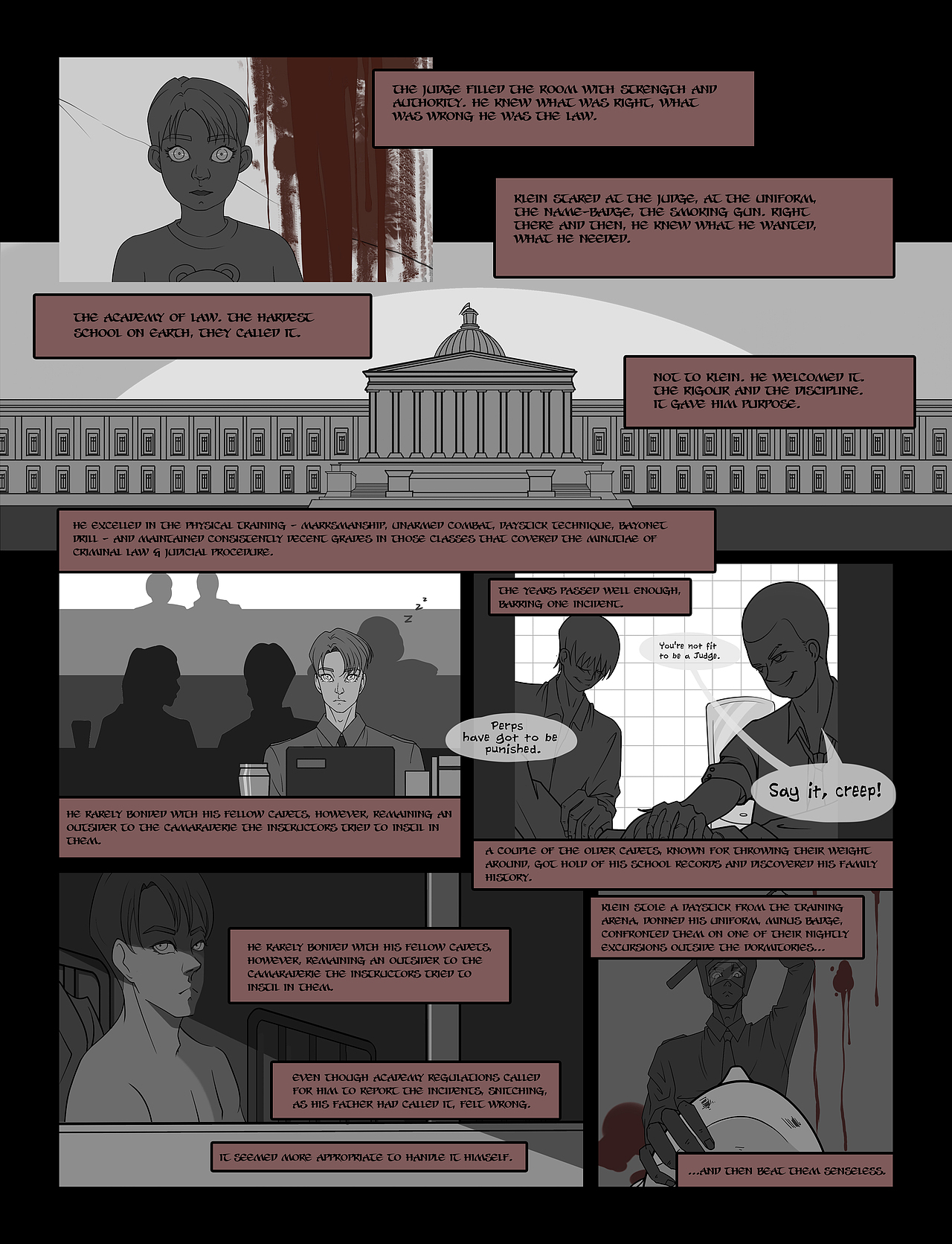 2000AD劇本練習(xí)（圖ZMzQ4MDk4ODE2） - 短篇/格漫 - 站酷設(shè)計(jì)師嗷布理原創(chuàng)素材 - 站酷ZCOOL