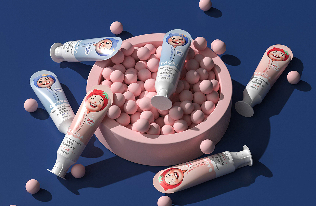BAORA儿童牙膏--守护孩子的甜美笑容