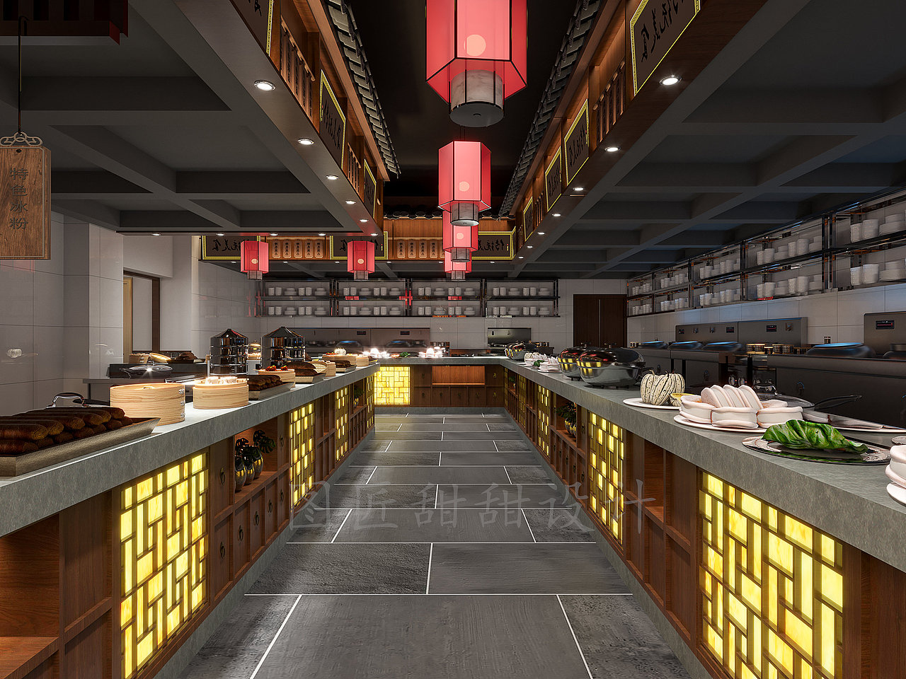 复古乡村风餐厅设计