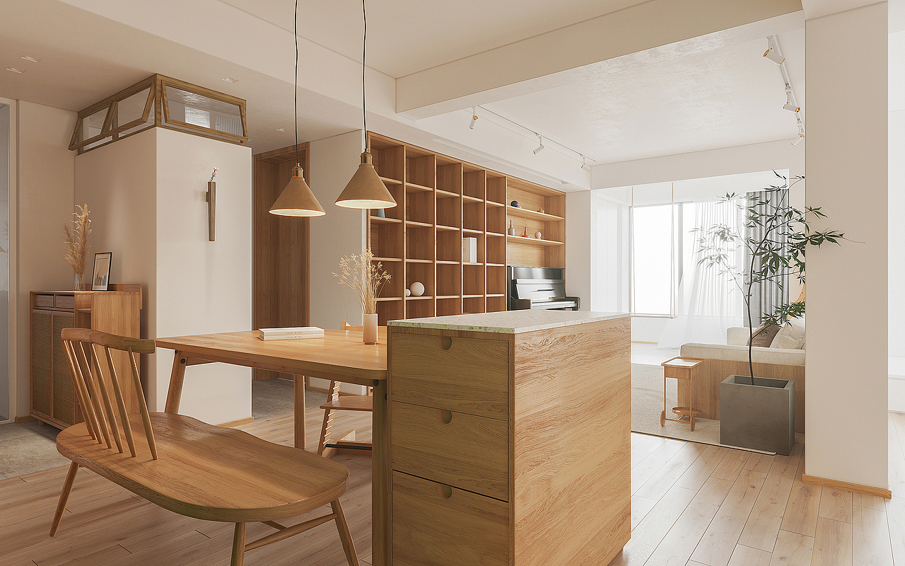 原木风—效果图