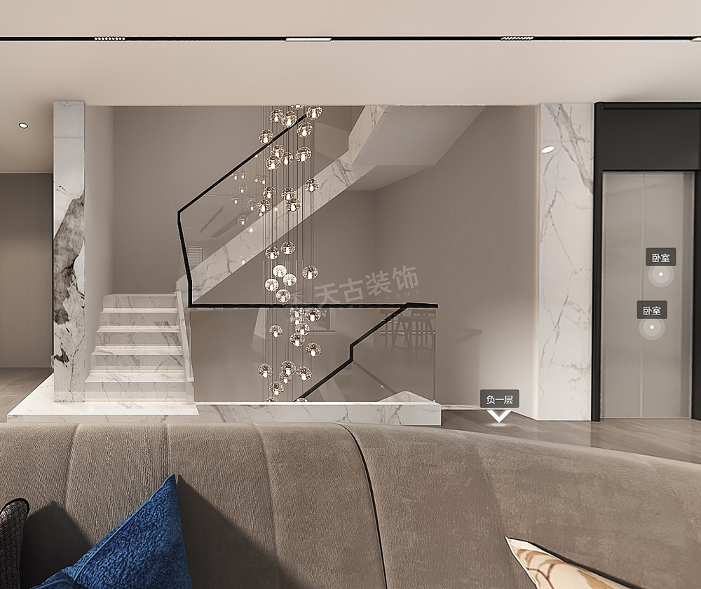 金科九曲河装修,联排别墅户型设计方案图,简约法式风格（图ZMzAxNjYxOTcy） - 家装设计 - 站酷设计师天古装饰7cm原创素材 - 站酷ZCOOL