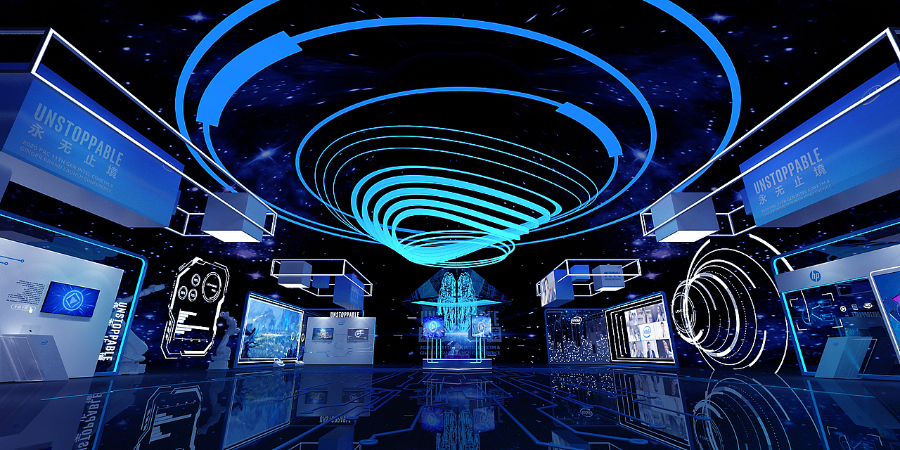 INTER线上虚拟展厅（图ZMzM1MzQ4NzI0） - 展陈设计 - 站酷设计师巨兔设计原创素材 - 站酷ZCOOL