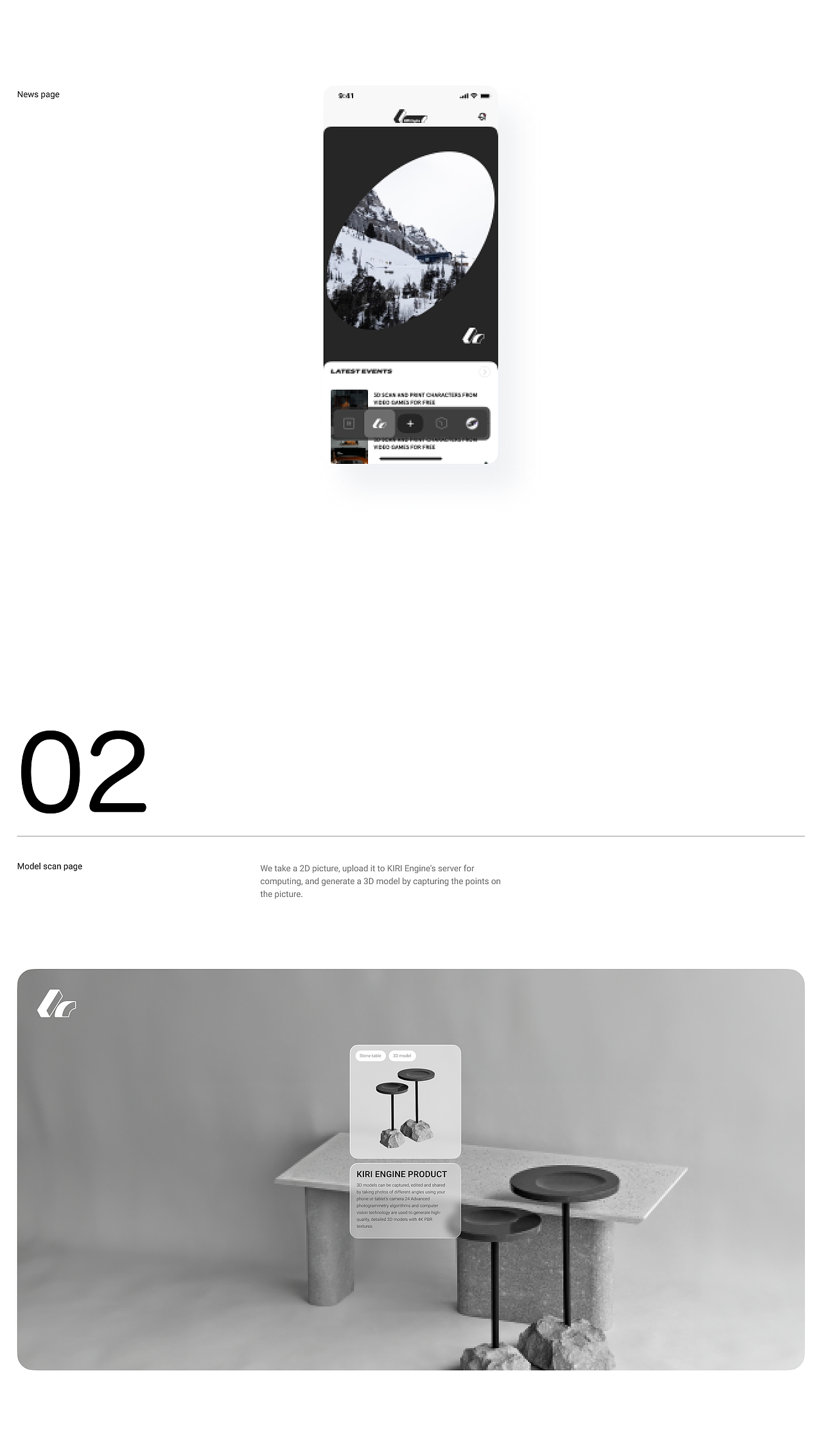 「 KIRI Engine 2.0 」（图ZMzQzNDM2MzEy） - APP界面 - 站酷设计师JioTA原创素材 - 站酷ZCOOL