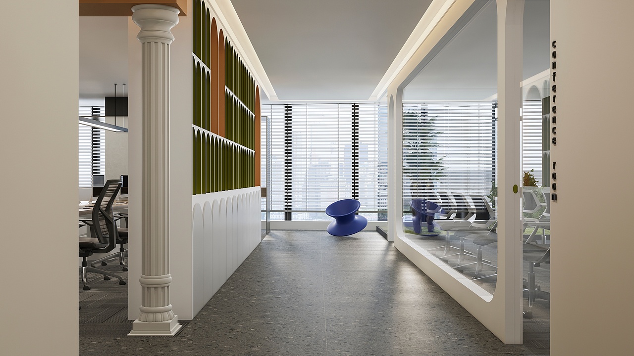 设计事务所 诺仕科技办公空间,方圆之间·别具洞见