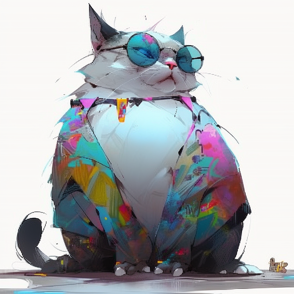 AIGC-Fat Cat（图ZMzUzODcxOTk2） - AI作品 - 站酷设计师看情况8原创素材 - 站酷ZCOOL