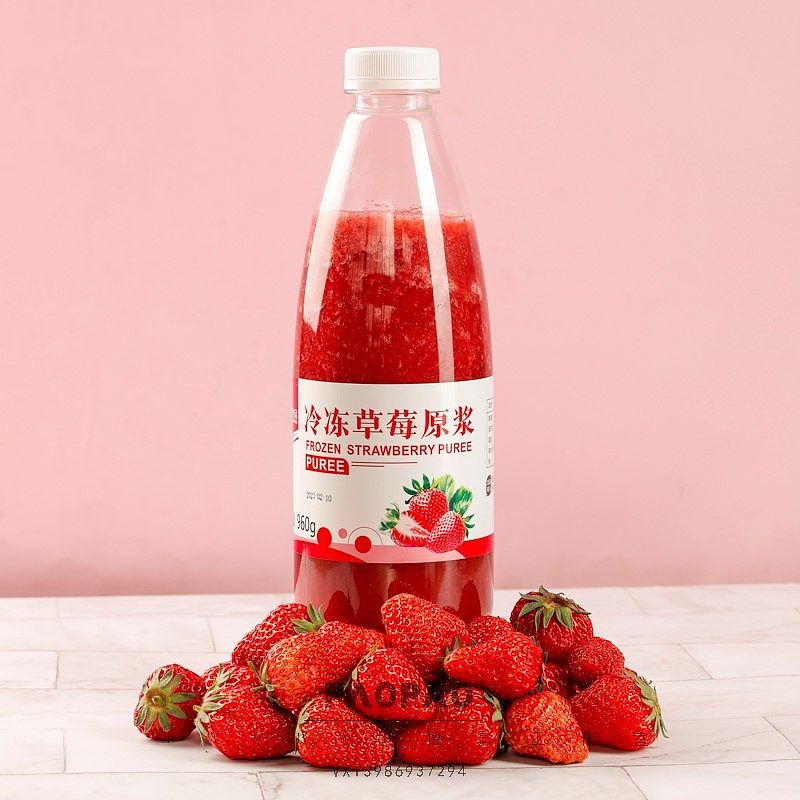 草莓原浆 | 详情设计 | 美食图片素材