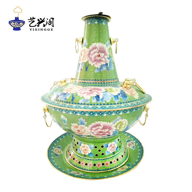 景泰蓝铜火锅（图ZMzE1ODI1NTQ4） - 品牌 - 站酷设计师阿桦桦桦原创素材 - 站酷ZCOOL