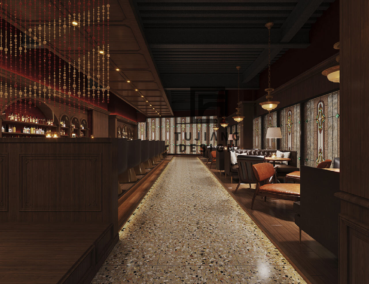 新冶组设计--鞍山可可芭比酒吧-设计案例--餐厅酒吧--大橡_泛家居供应链第一网