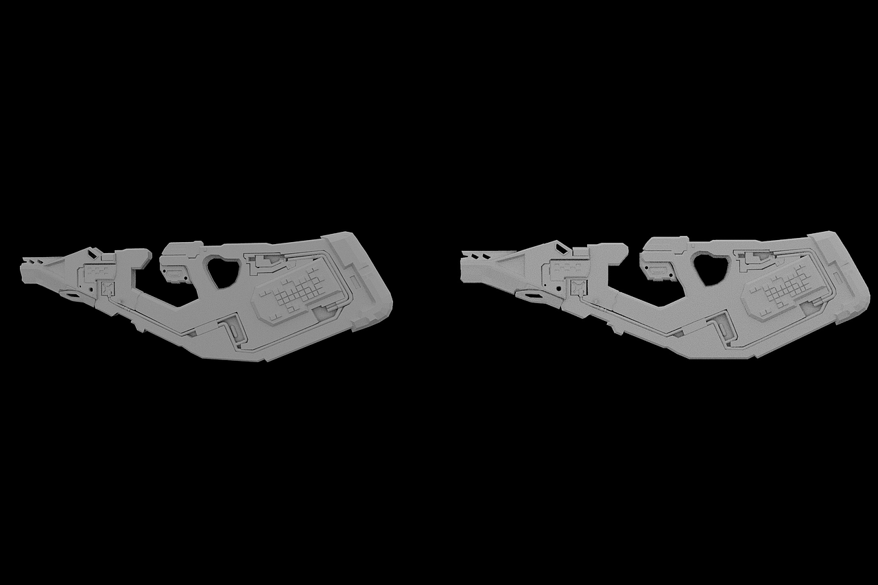 一些枪械武器白膜