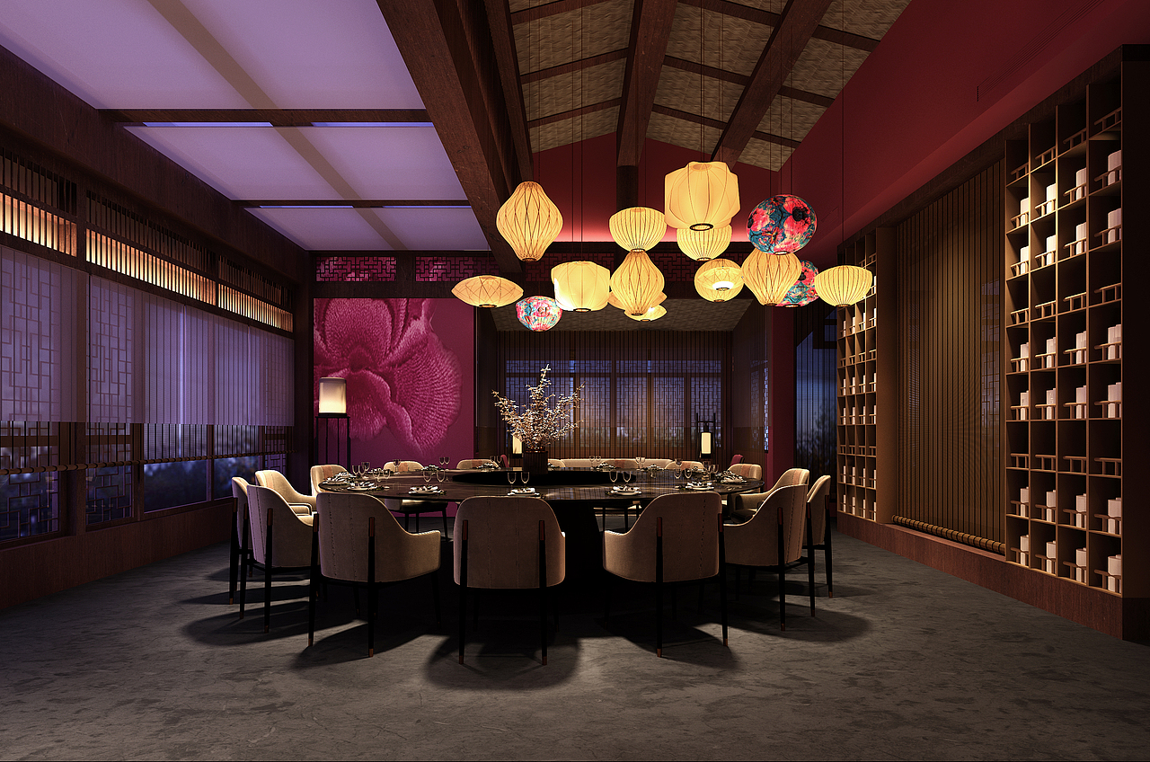 万境壹空·羌溪院子餐饮空间设计及品牌设计