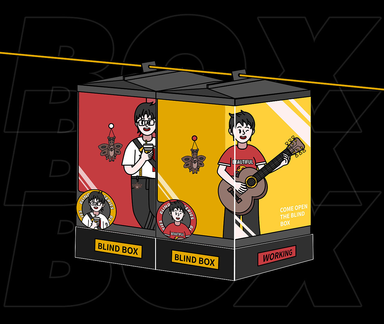 2022年画的关于职场类的插画（图ZMzQ1ODMwMjI0） - 创作习作 - 站酷设计师他跟他的猫原创素材 - 站酷ZCOOL