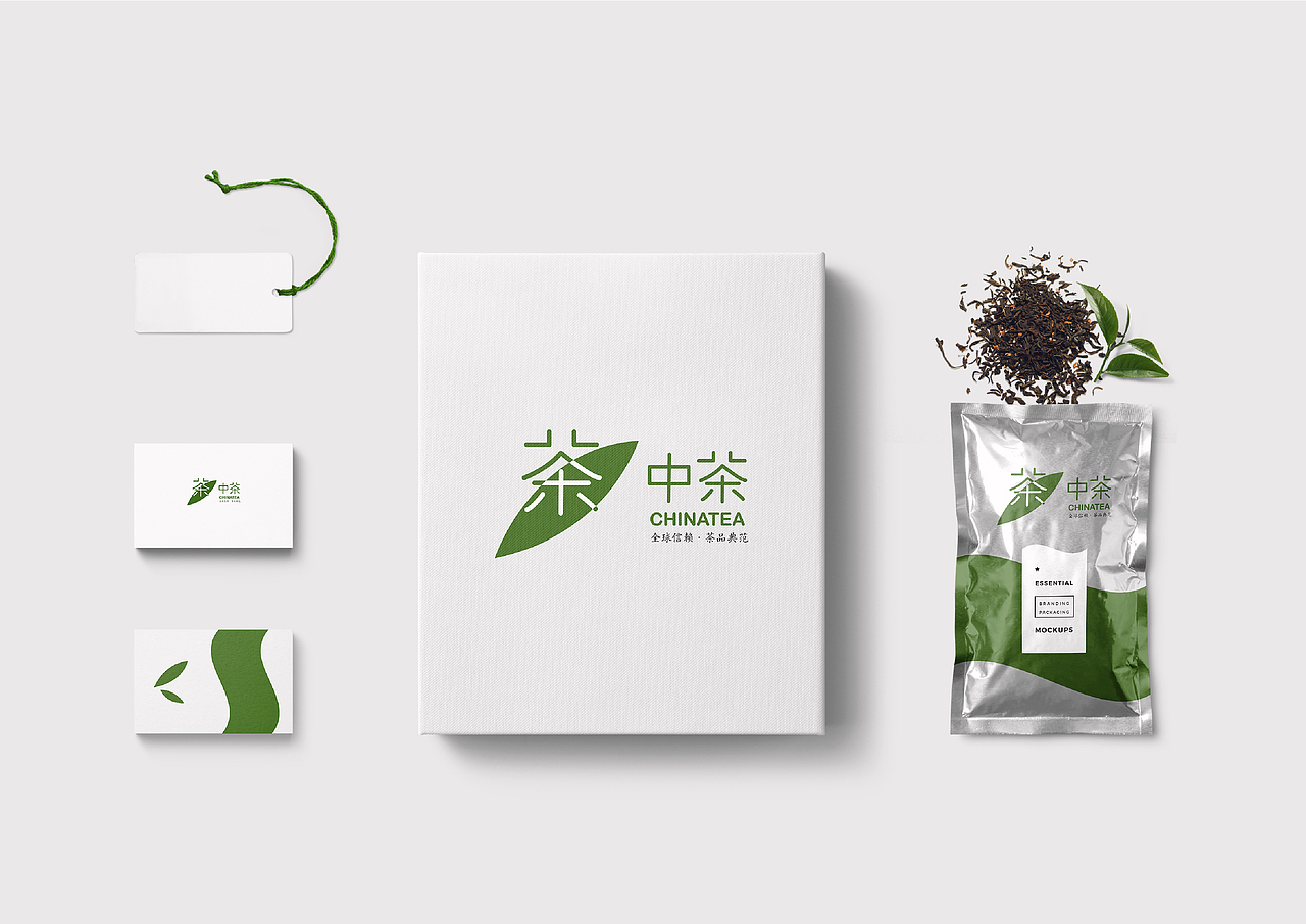 中茶LOGO改良练习（图ZMzUzMTI0NTky） - 品牌 - 站酷设计师yicoo01原创素材 - 站酷ZCOOL